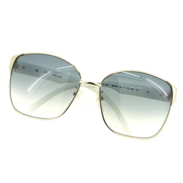 【BIGお買い物ラリー★30%OFFセール中】ジバンシィ GIVENCHY サングラス ゴールド　ホワイト 白　ネイビー レディース 中古