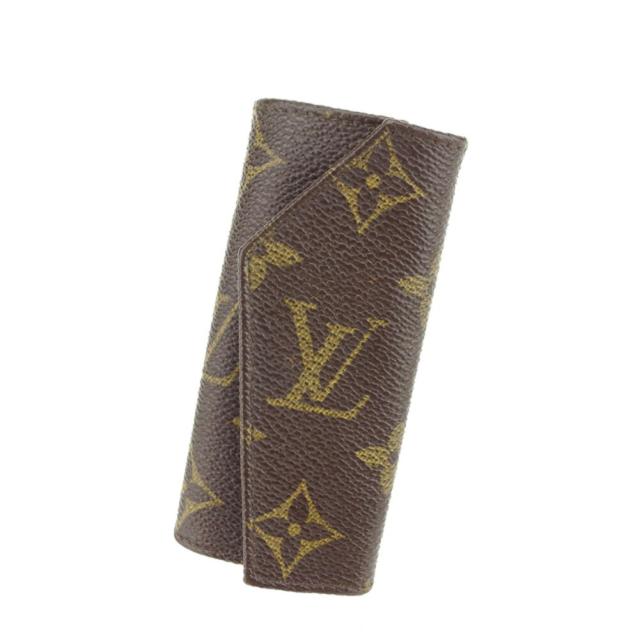 【BIGお買い物ラリー★30%OFFセール中】ルイ・ヴィトン LOUIS VUITTON キーケースモノグラム ヴィンテージ ブラウン ベージュ ゴールド レディース 中古