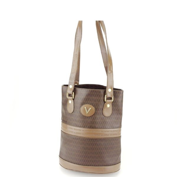 【BIGお買い物ラリー★30%OFFセール中】マリオ・ヴァレンティノ MARIO VALENTINO トートバッグ ベージュ ブラウン レディース 中古