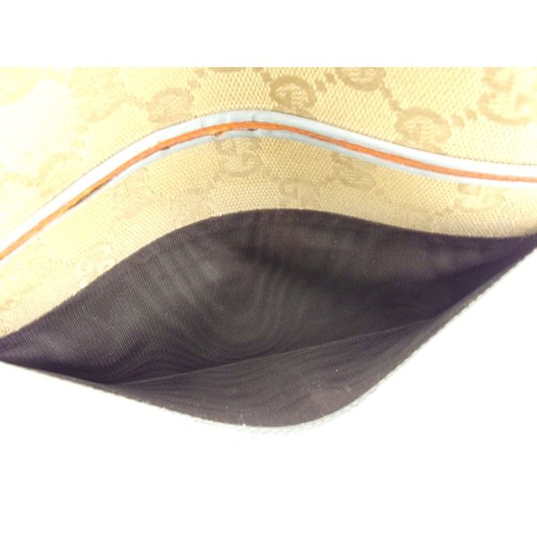 グッチ GUCCI 長財布ＧＧキャンバス ブルー ベージュ レディース 中古_7