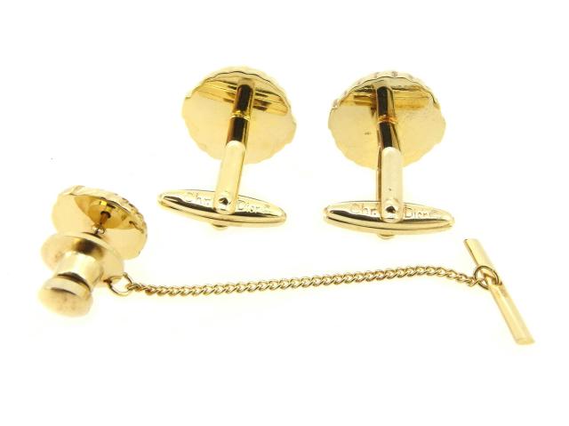 【30％OFF★週末タイムセール】ディオール Dior カフス ゴールド レディース 中古_1