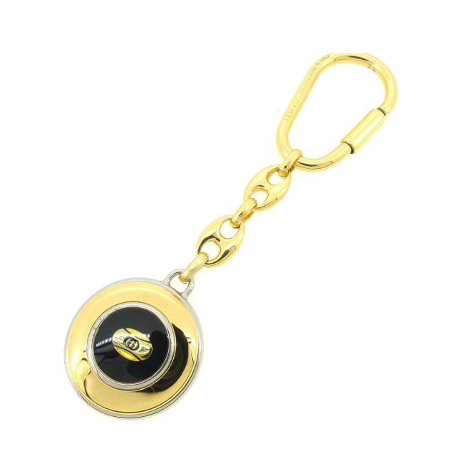 キーホルダー キーリング インターロッキングG ダブルG ゴールド GUCCI ダブルG キーチェーン ・ゴールドトーン メタル | GUCCI公式
