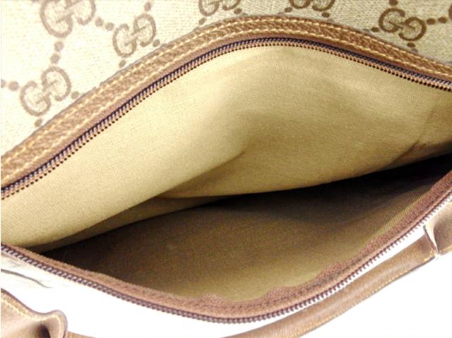 グッチ GUCCI ボディバッグ GG柄 ベージュ レディース 中古