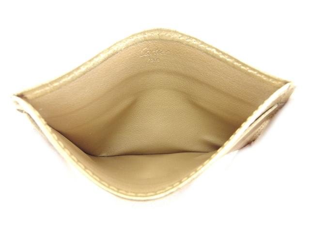 カルティエ CARTIER カードケースハッピーバースデー ゴールド