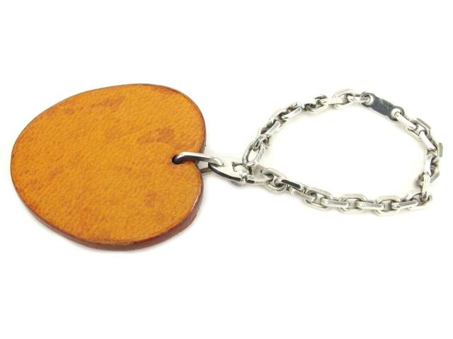 エルメス HERMES キーホルダーフルーツモチーフ オレンジ レディース 中古