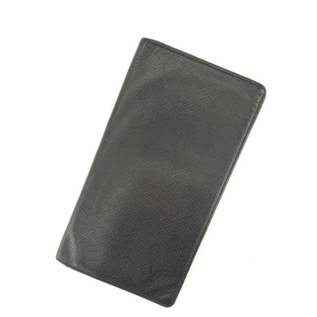 【BIGお買い物ラリー★30%OFFセール中】ルイ・ヴィトン LOUIS VUITTON 札入れタイガ ポルトバルールカルトクレディ ブラック レディース 中古