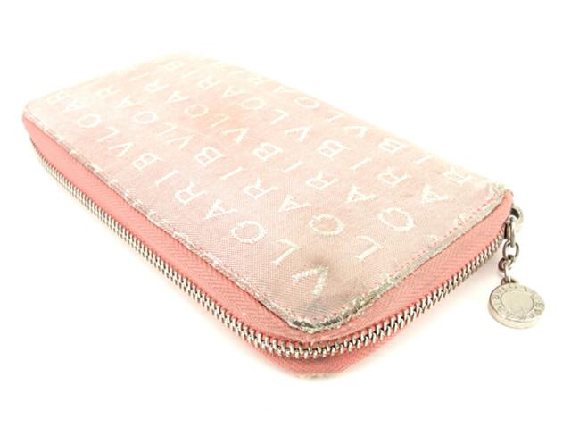 【未使用】BVLGARI ブルガリ　長財布　ピンク　サークルロゴ　ロゴマニア BVLGARI - BVLGARI✩長財布 ロゴマニア ピンクの通販 by ✩ shop