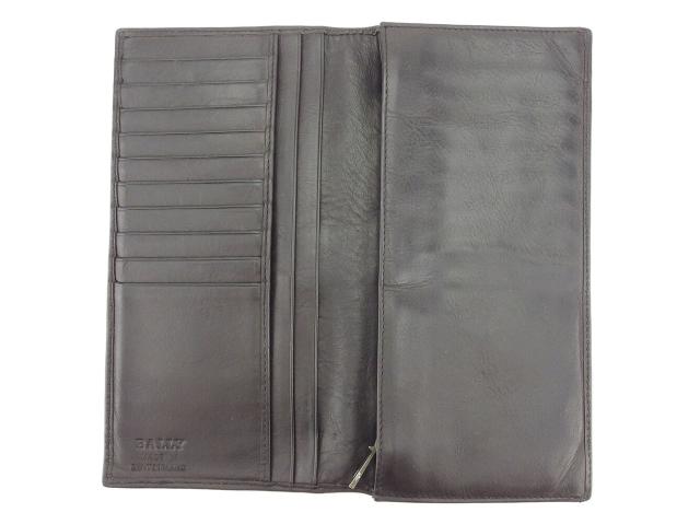 週末タイムセール】バリー BALLY 長財布 ブラウン レッド レディース 