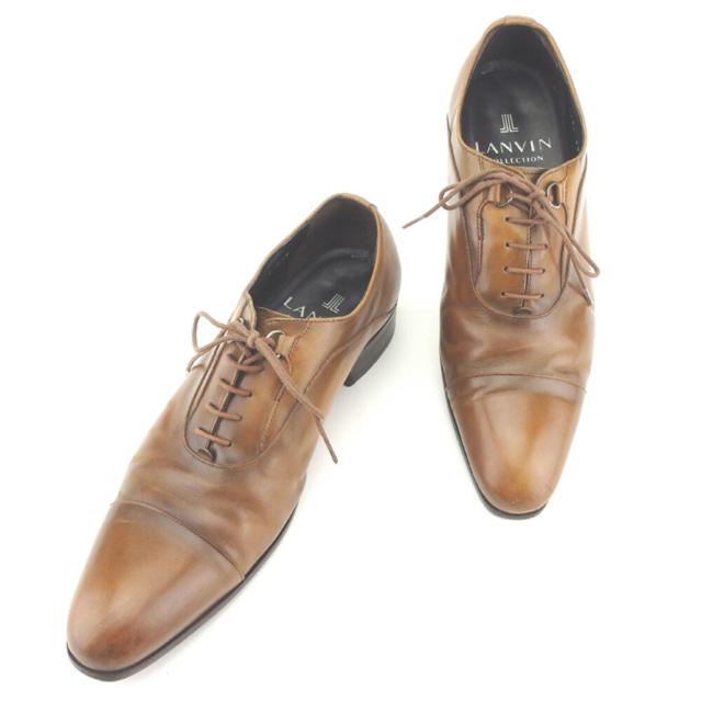 【X'masセール★30%OFF】ランバン LANVIN その他靴編み上げ #24ハーフ ブラウン レディース 中古