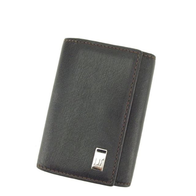 【BIGお買い物ラリー★30%OFFセール中】ダンヒル Dunhill キーケースサイドカー ブラウン シルバー レディース 中古