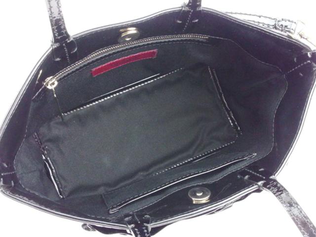 【30％OFF★週末タイムセール】ヴァレンティノ・ガラヴァーニ Valentino Garavani トートバッグフラワーモチーフ ブラック レディース 中古_4