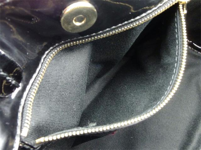【30％OFF★週末タイムセール】ヴァレンティノ・ガラヴァーニ Valentino Garavani トートバッグフラワーモチーフ ブラック レディース 中古_5