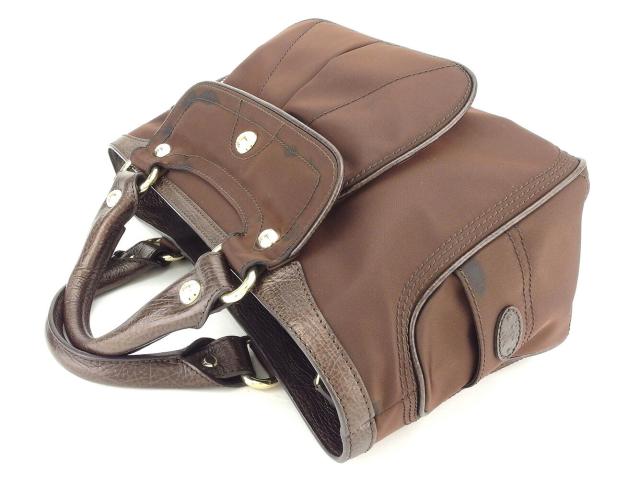 セリーヌ CELINE ハンドバッグ ブギーバッグ ブラウン レディース 中古_3