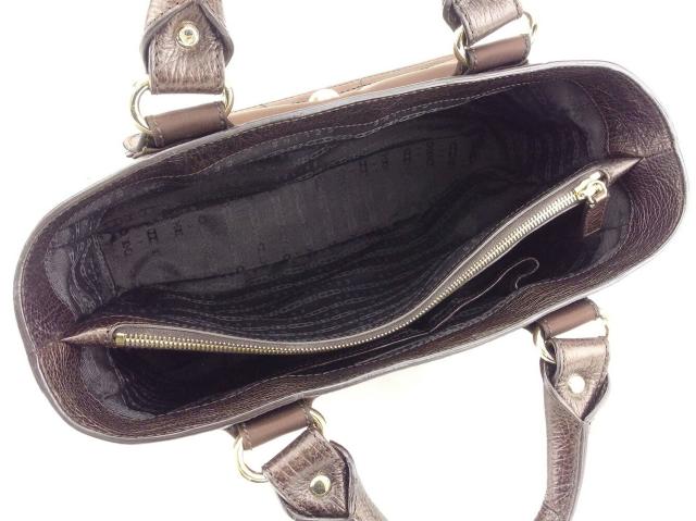 セリーヌ CELINE ハンドバッグ ブギーバッグ ブラウン レディース 中古_4