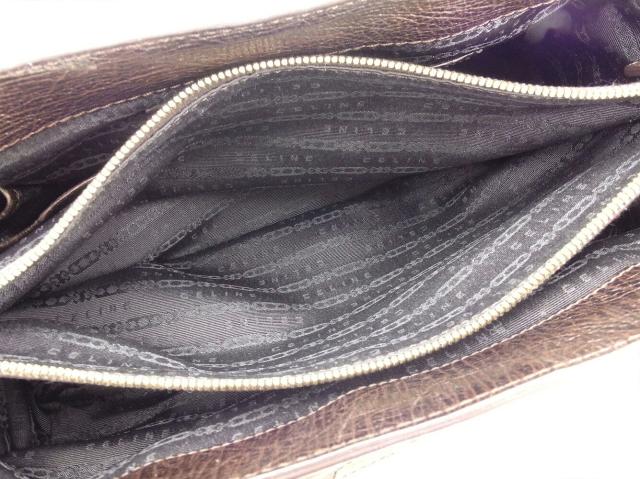 セリーヌ CELINE ハンドバッグ ブギーバッグ ブラウン レディース 中古_6