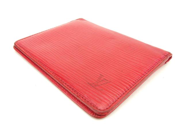 LOUIS VUITTON エピ ポルト 2 カルト ヴェルティカル パスケース ルイ