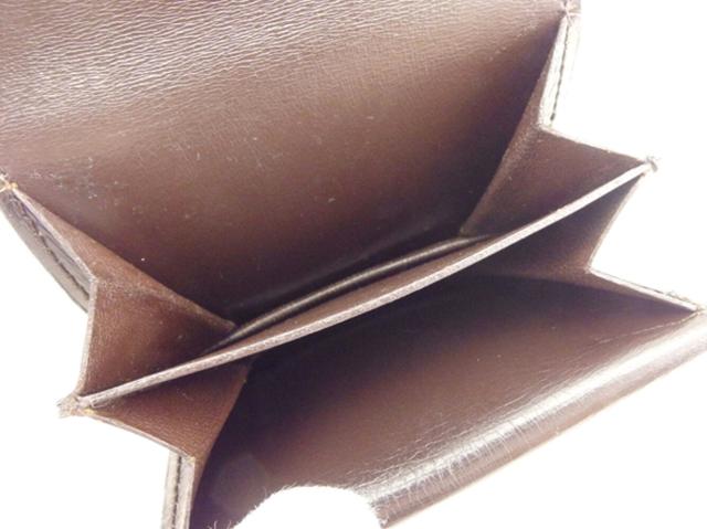 【30％OFF★週末タイムセール】ルイ・ヴィトン LOUIS VUITTON コインケースモノグラム ポルトモネグセ ブラウン ベージュ レディース 中古_5