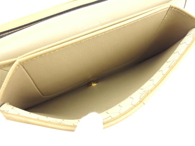 【30％OFF★週末タイムセール】ディオール Dior ショルダーバッグロゴプレート オールドディオール ベージュ ゴールド ブラック レディース 中古_5