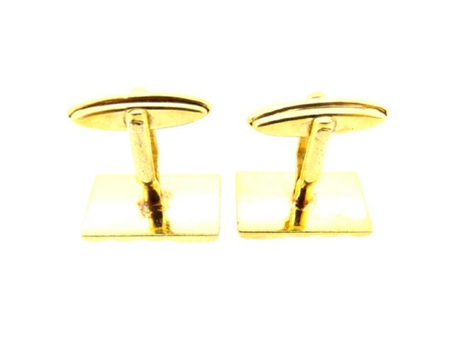 【GWタイムセール】ダンヒル Dunhill カフスdマーク スクエアフォルム ゴールド レディース 中古_4