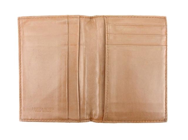 Bottega Veneta イントレチャートカードケース パスケース ブラウン
