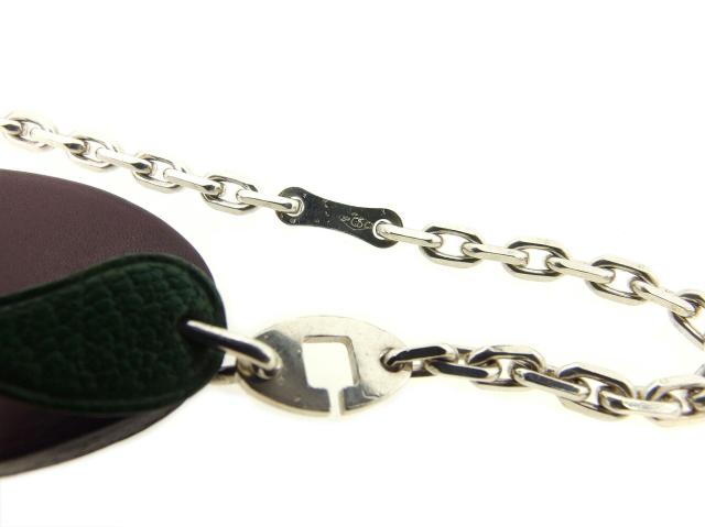 エルメス レザー フルーツモチーフ ブドウチャーム キーホルダー