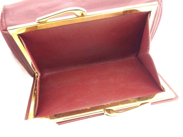 カルティエ CARTIER 二つ折り財布マストライン ボルドー レディース 中古_6