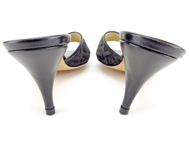 フェンディ FENDI パンプスズッキーノ #37 ブラック　ゴールド レディース 中古_2