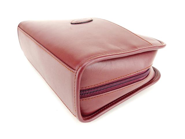 【30％OFF★土日ひと休み大売り出し】カルティエ CARTIER クラッチバッグマストライン ボルドーワイン ゴールド系 レディース 中古