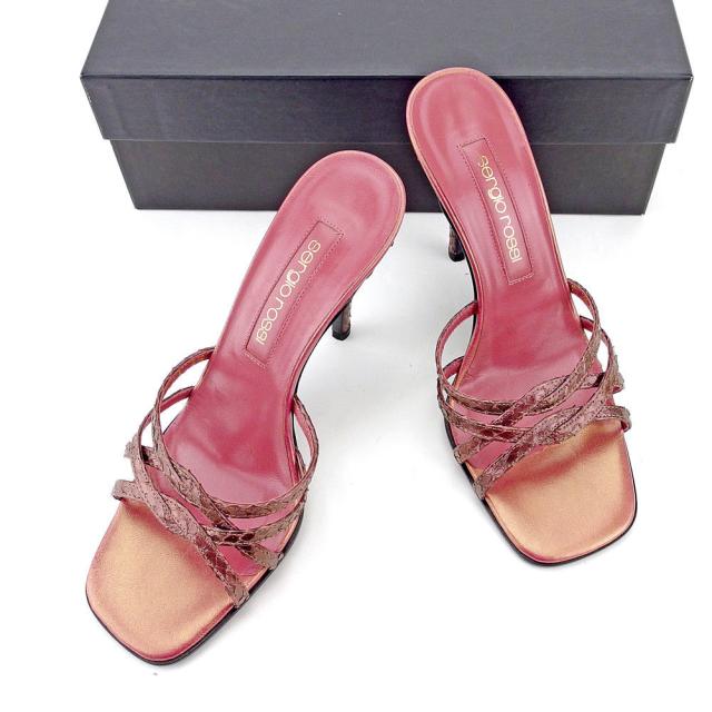 セルジオロッシ Sergio Rossi サンダル ♯36 ピンヒール ミュール