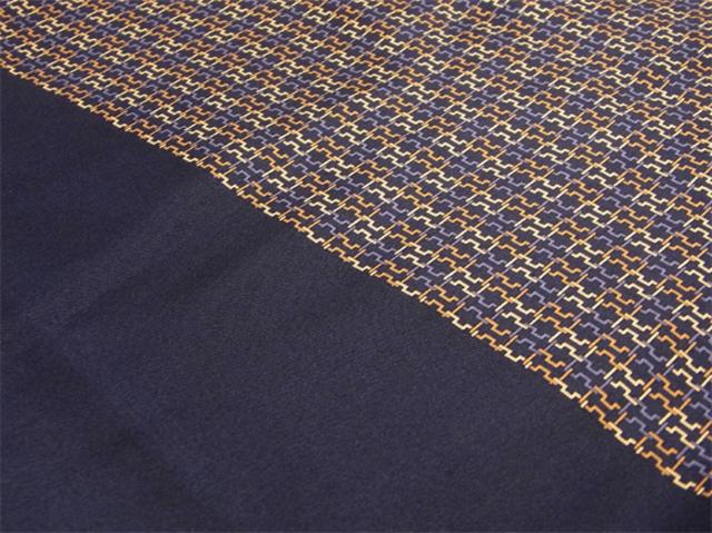 【30％OFF★週末タイムSALE】エルメス HERMES マフラープリント リバーシブル ブラック ベージュ グレー 灰色 レディース 中古_2