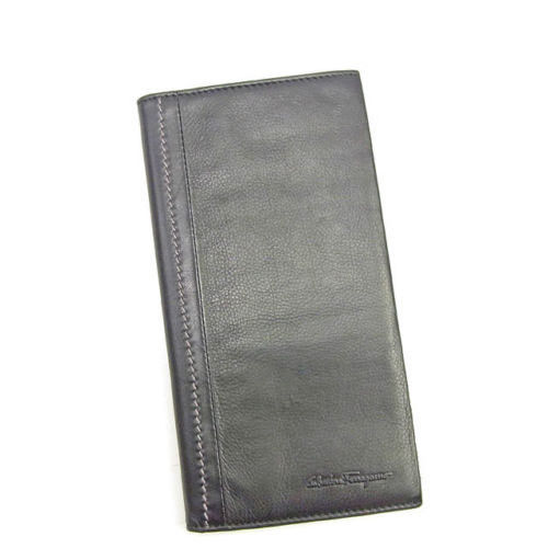 【X'masセール★30%OFF】サルヴァトーレフェラガモ Salvatore Ferragamo 札入れ ブラック レディース 中古