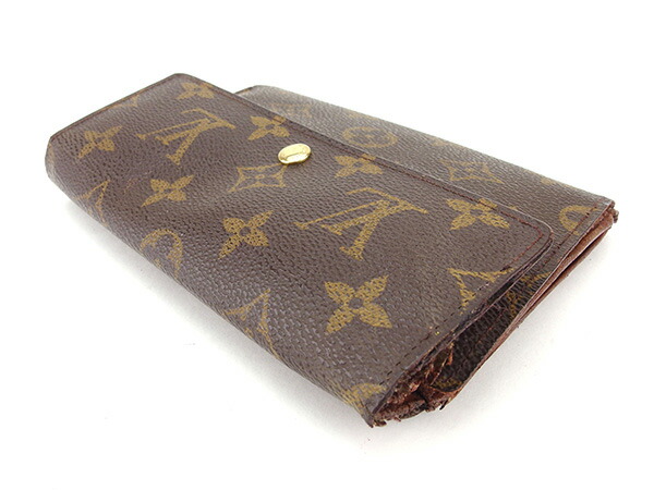 ルイ・ヴィトン LOUIS VUITTON 三つ折り財布モノグラム ポルト