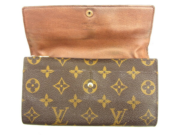 美品】ルイヴィトン ポルトフォイユ モネ クレディ モノグラム 長財布