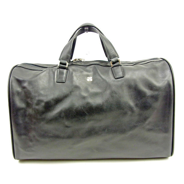 【BIGお買い物ラリー★30%OFFセール中】ヴェルサーチ VERSACE ボストンバッグメデューサ ブラック レディース 中古