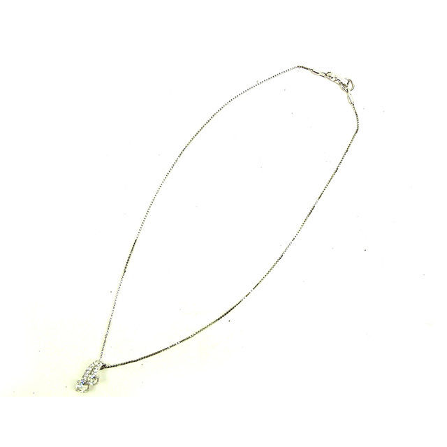 スワロフスキー SWAROVSKI ネックレスラインストーン シルバー レディース 中古