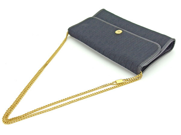 【30％OFF★週末タイムセール】ディオール Dior ショルダーバッグトロッター ブラック×ゴールド レディース 中古_3