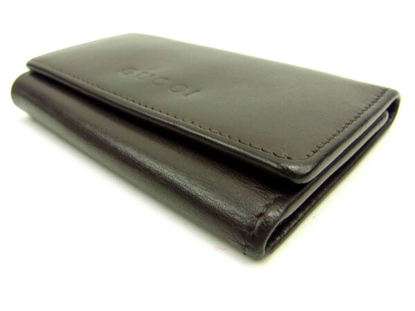 【30％OFF★週末タイムSALE】グッチ GUCCI キーケース ダークブラウン レディース 中古_5