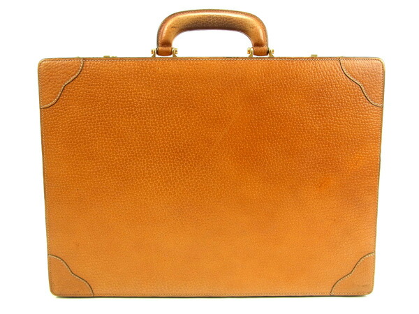 【週末タイムセール】ロエベ LOEWE ビジネスバッグ ライトブラウン レディース 中古_1