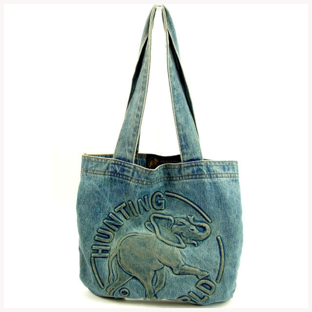 【BIGお買い物ラリー★30%OFFセール中】ハンティングワールド HUNTING WORLD トートバッグエレファント 54780 レディース 中古
