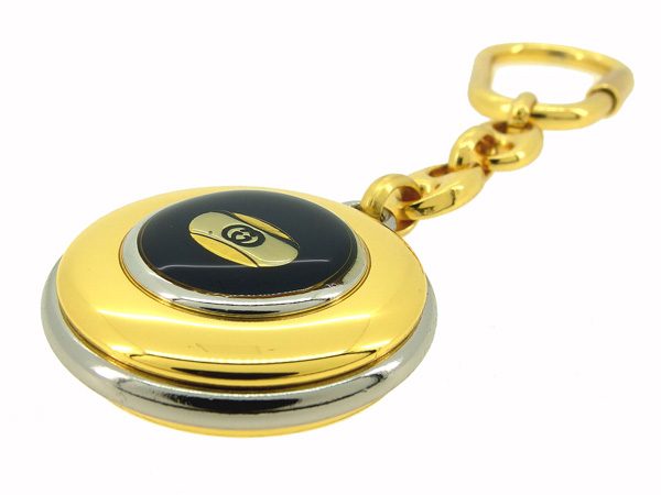 【BIGお買い物ラリー★30%OFFセール中】グッチ GUCCI キーホルダーインターロッキングG ヴィンテージ ゴールド×シルバー×ブラック レディース 中古 グッチ GUCCI キーホルダーインターロッキングG ヴィンテージ ゴールド