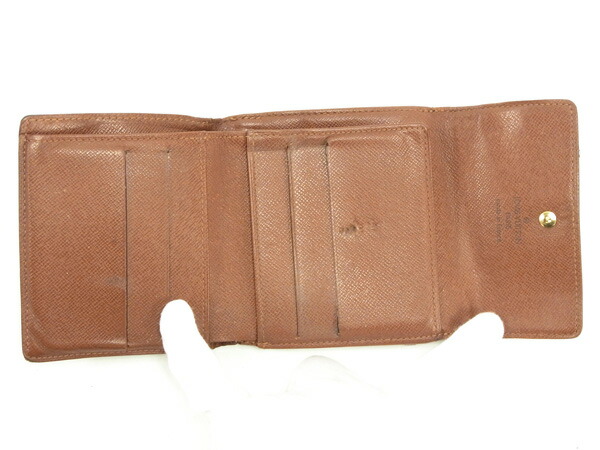 ルイ・ヴィトン　折り畳み財布　モノグラム ポルトモネ ビエ カルト クレディ LOUIS VUITTON/ルイヴィトン モノグラムミニ ポルト ビエ カルト