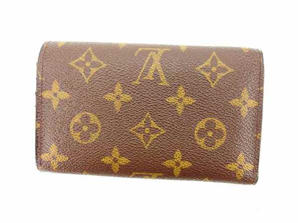 【30％OFF★週末タイムSALE】ルイ・ヴィトン LOUIS VUITTON 長財布モノグラム ポルトモネビエトレゾール ブラウン レディース 中古_1