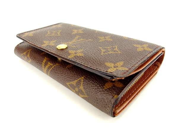 【30％OFF★週末タイムSALE】ルイ・ヴィトン LOUIS VUITTON 長財布モノグラム ポルトモネビエトレゾール ブラウン レディース 中古_2