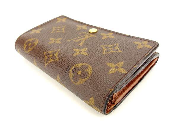 【30％OFF★週末タイムSALE】ルイ・ヴィトン LOUIS VUITTON 長財布モノグラム ポルトモネビエトレゾール ブラウン レディース 中古_3