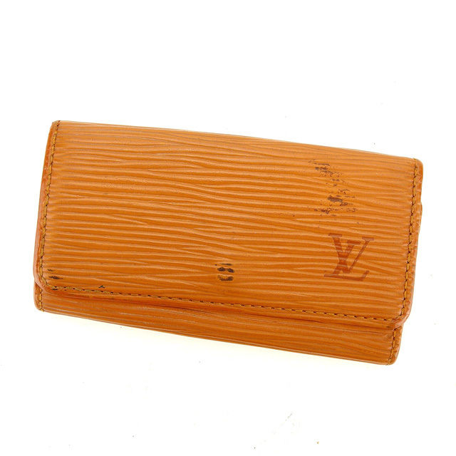 【X'masセール★30%OFF】ルイ・ヴィトン LOUIS VUITTON キーケースエピ ミュルティクレ4 ジパングゴールド（ライトブラウン） レディース 中古
