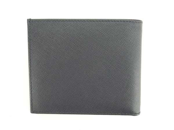 【GWタイムセール】プラダ PRADA 札入れロゴ ブラック レディース 中古_1