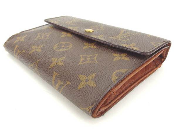 ルイ・ヴィトン LOUIS VUITTON 三つ折り財布モノグラム ポルト