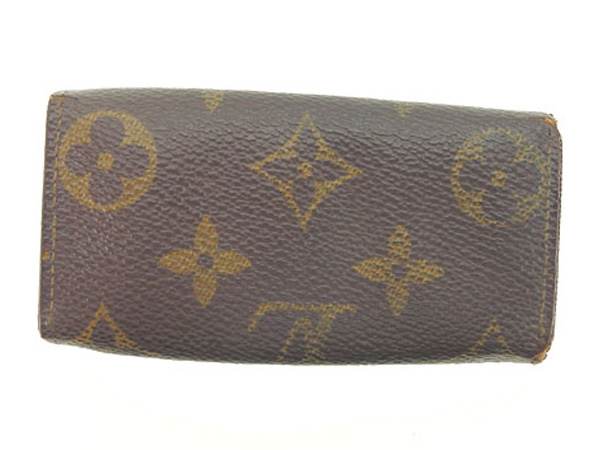 【美品】ルイヴィトン キーケース ミュルティクレ4 レザー モノグラム ブラウン ルイ・ヴィトン LOUIS VUITTON キーケースモノグラム ミュルティクレ4