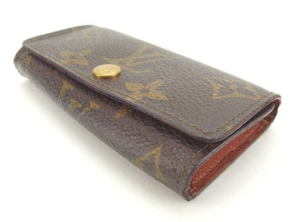 ✨良品✨ルイヴィトン　モノグラム　ミュルティクレ4 キーケース　ブラウン 30%OFFクーポン】ルイ・ヴィトン LOUIS VUITTON キーケース モノグラム