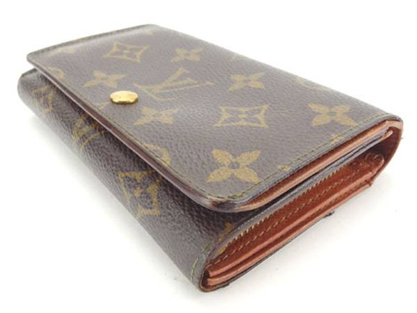 【30％OFF★週末タイムSALE】ルイ・ヴィトン LOUIS VUITTON 長財布モノグラム ポルトモネビエトレゾール ブラウン レディース 中古_2